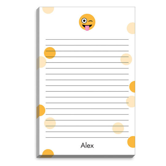 Emoji Silly Dots Notepads